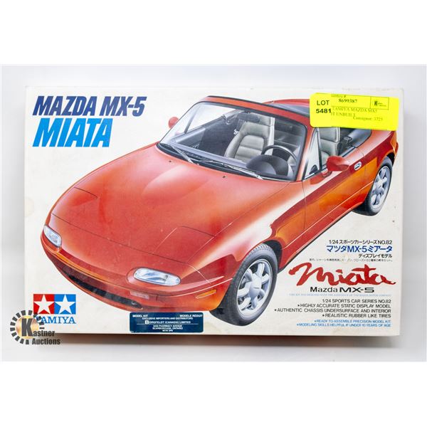 VINTAGE TAMIYA MAZDA MX5 MODEL KIT UNBUILT