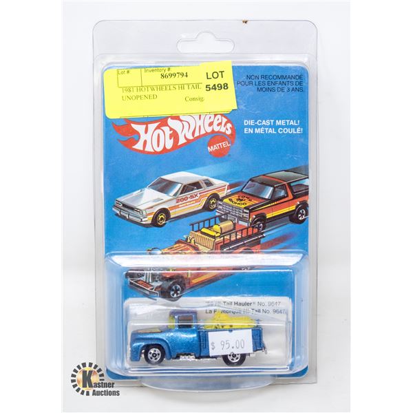 1981 HOTWHEELS HI TAIL HAULER UNOPENED