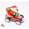 Image 1 : SANTA CLAUSE RACE CAR ORNAMENT