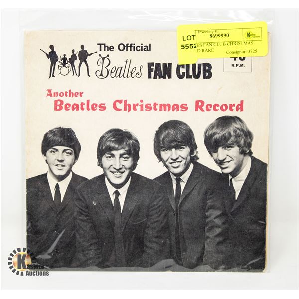 BEATLES FAN CLUB CHRISTMAS RECORD