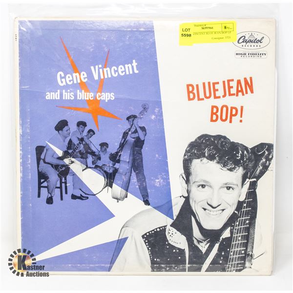 GENE VINCENT BLUE JEAN BOP LP