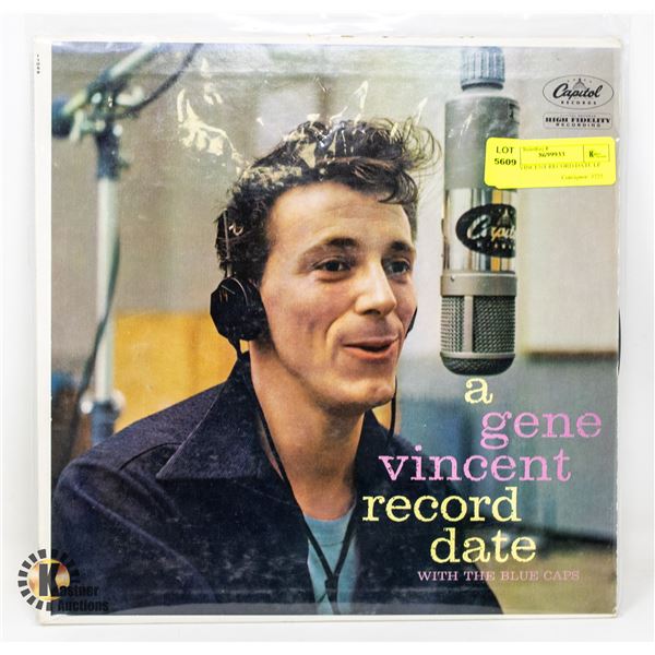 GENE VINCENT RECORD DATE LP