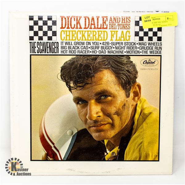 DICK DALE & THE DEL TONES CHECKERED FLAG LP