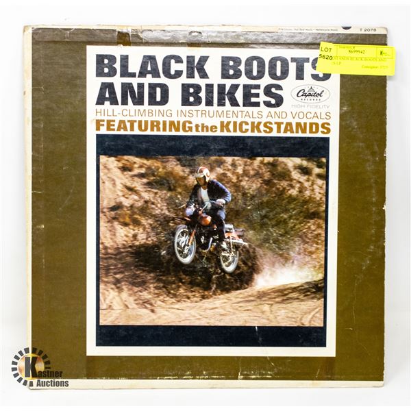 KICKSTANDS BLACK BOOTS AND BIKES LP