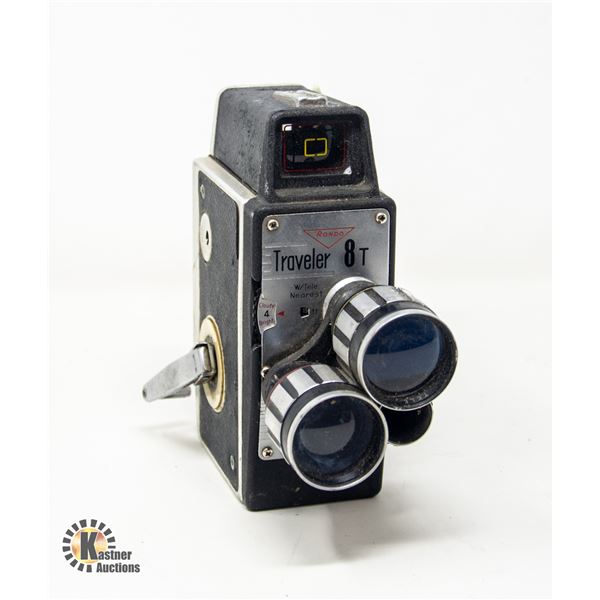 RONDO TRAVELER 8MM MOVIE CAMERA