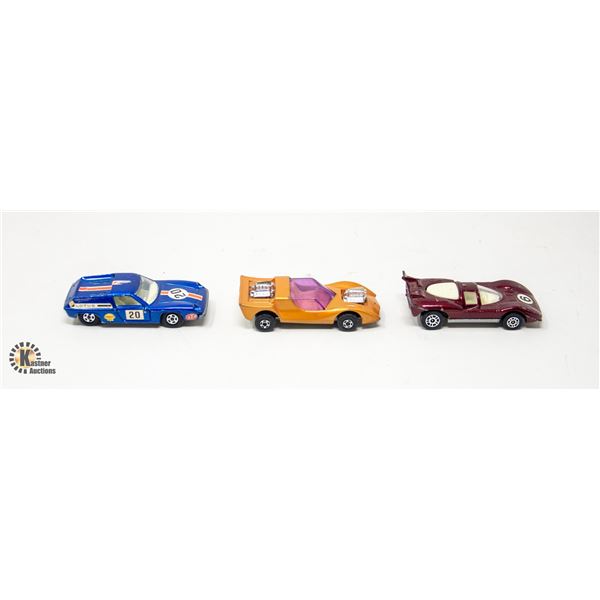 LOT 3 VINTAGE MATCHBOX CARS