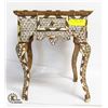 Image 1 : ANTIQUE MOTHER OF PEARL INLAID SIDE TABLE