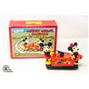 MICKEY AND MINNIE MOUSE WIND UP TRAIN CAR