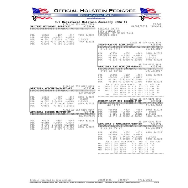 VALIANT MCDONALD POPPY-ET - IVF Session
