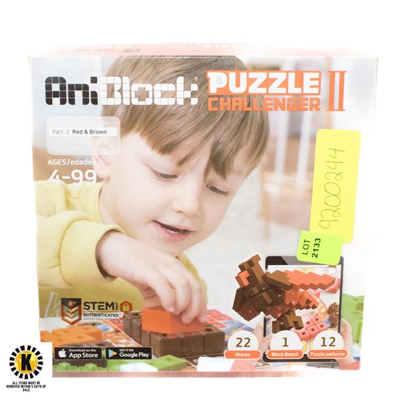 NEW ANIBLOCK PUZZLE CHALLENGER II PART 2 RED &