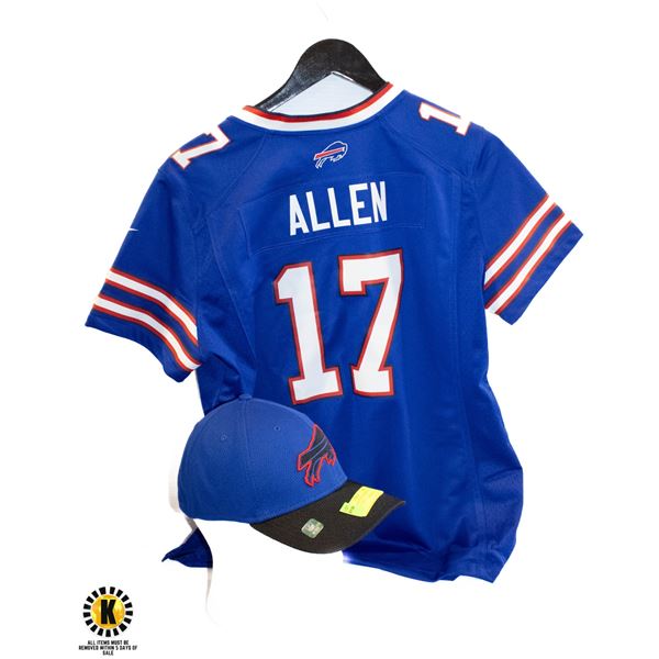 BUFFALO BILLS ALLEN JERSEY (L) WITH BILLS HAT