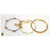 Image 1 : 3 BRACELETS & 1 CHOKER NECKLACE