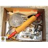 Image 1 : VINTAGE KITCHEN UTENSILS/GADGETS- BOX LOT ASST.