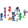 Image 2 : NEW PJ MASKS DELUXE FIGURE SET 16 PIECES