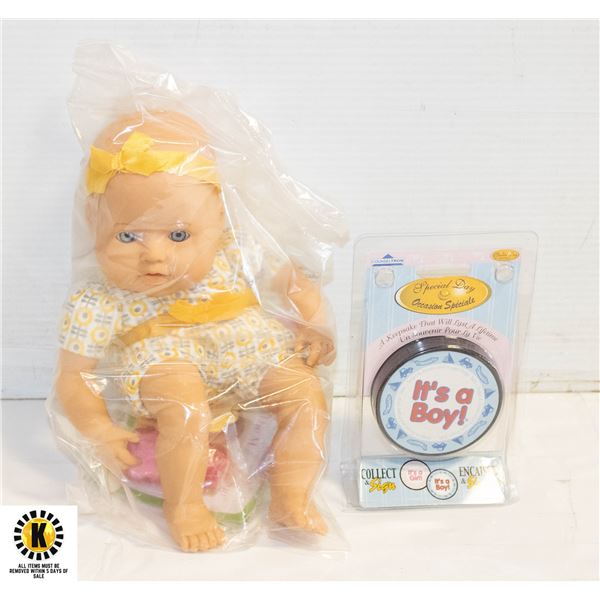 NEW MIXED LOT WITH BABY DOLL & CUSTOMIZABLE