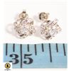 Image 1 : 82- .25 CZ CENTER W/RIBBON DESIGN W/CLEAR ACCENTS