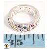 Image 1 : 77- MULTI COLORED AND MULTI SHAPED CZ MODERN