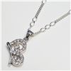 Image 1 : S358-117 SILVER CZ NECKLACE