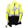 Image 1 : INSULATED JACKET HI VIS WITH REMOVABLE ARMS NEW