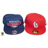 Image 1 : RED ST.LOUIS CARDINALS HAT,7-3/4" & BLUE
