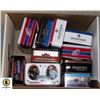 Image 1 : BANKERS BOX OF MISC. TIN HOCKEY CARD CASES