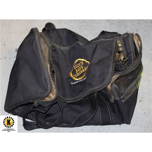 BLACK MIKE'S HARDLEMON AID GYM BAG,22"