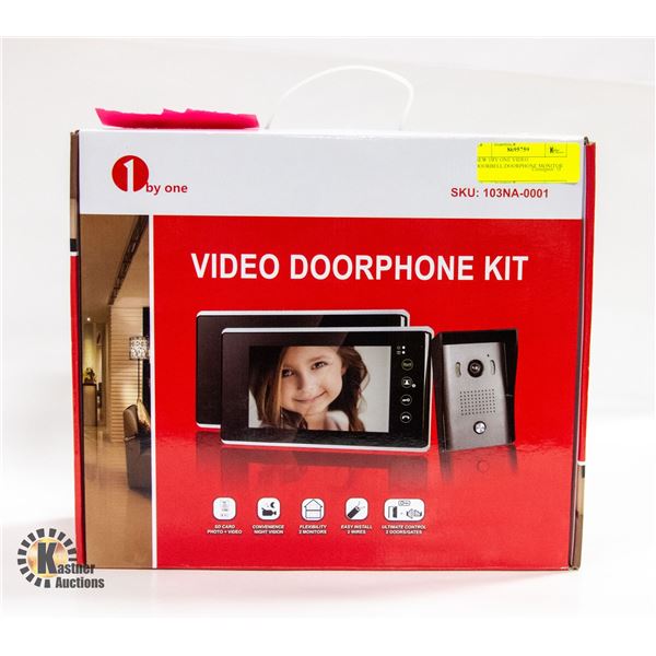 NEW 1BY ONE VIDEO DOORBELL/DOORPHONE MONITOR