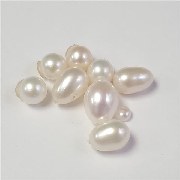 BZ1490-151 FRESHWATER PEARLS *ALL HAVE GLUE MARKS*