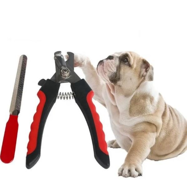 NEW STAINLESS STEEL PET NAIL TRIMMER & FILE KIT