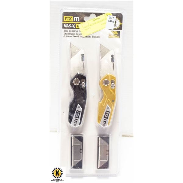 FIX IT BALL BEARING KNIFE SET 2 PIECES