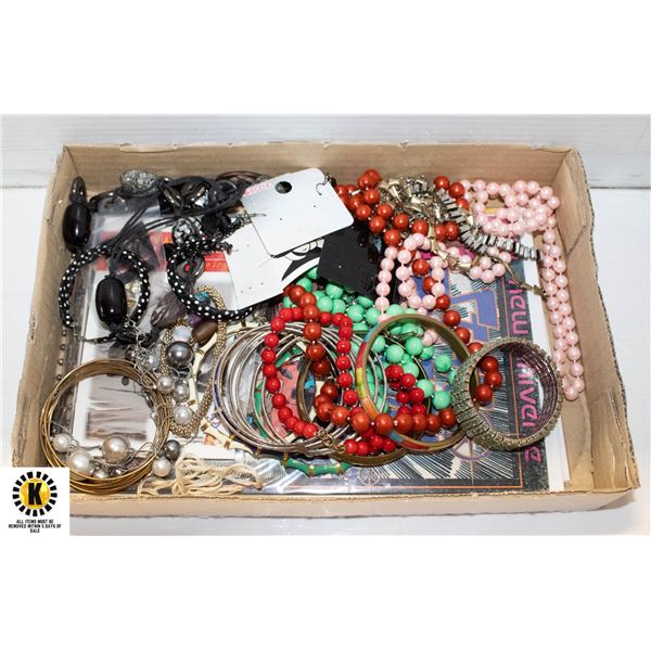 FLAT WITH COMIC BOOKS, JEWELRY INCLUDING .925 &