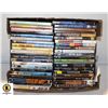 FLAT OF VARIOUS DVDS, AUDIO & MORE