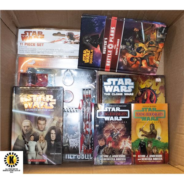 FLAT OF STARWARS COLLECTIBLES ETC