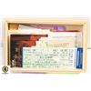 Image 1 : WOODEN BOX OF CONCERT STUBS