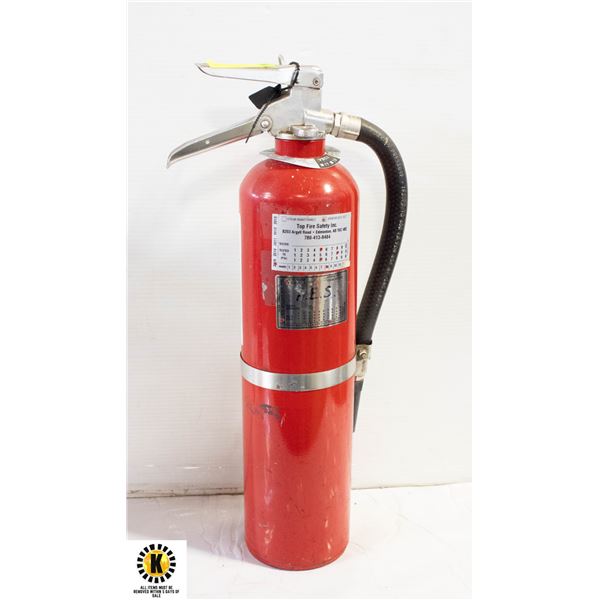 10LB FULLY CHARGED & CERTIFIED FIRE EXTINGUISHER