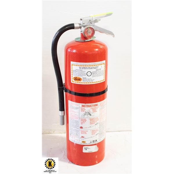 10LB FULLY CHARGED FIRE EXTINGUISHER