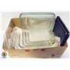 Image 1 : PYREX BAKING/STORAGE DISHES- LOT OF 10