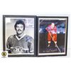 FRAMED PICTURES - ONE IS OF THE RED WINGS AL