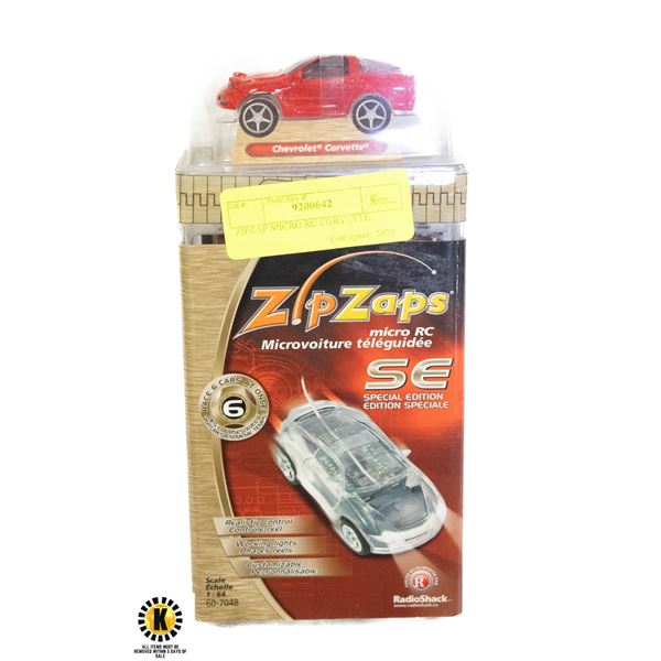 ZIPZAP MICRO RC CORVETTE