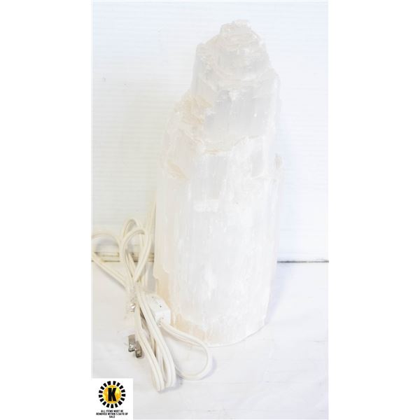 SELENITE CRYSTAL LAMP- 12 