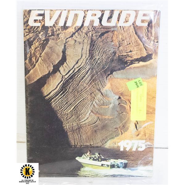 ORIGINAL EVENRUDE CATALOG FROM 1975