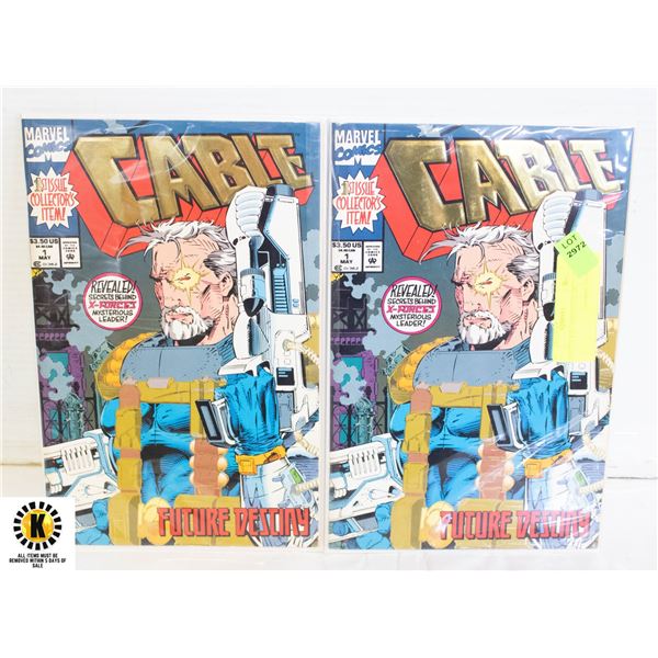 CABLE #1 KEY ISSUES LOT OF 2