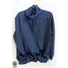 MENS BLUE MONDETTA ZIPPER SWEATER XL