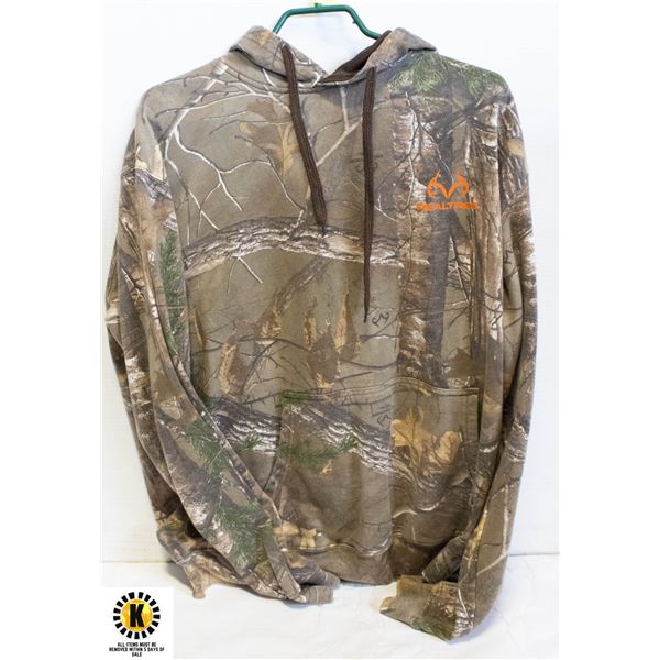 REALTREE MENS LARGE CAMO HOODIE