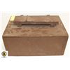 OLD SHOE SHINE WOOD BOX