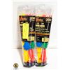 Image 1 : 2 PACKS OF 200 ASSORTED ZIP TIES