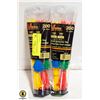 Image 1 : 2 PACKS OF 200 ASSORTED ZIP TIES