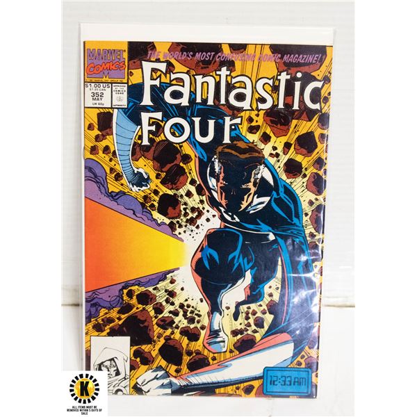 MARVEL FANTASTIC FOUR #352 COMIC, 1ST MINUTEMEN