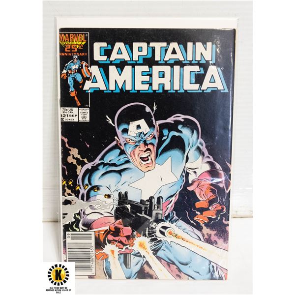 MARVEL CAPTAIN AMERICA #321 COMIC, NEWSSTAND