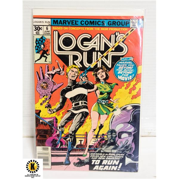 MARVEL LOGAN'S RUN #6 COMIC, THANOS SOLO STORY